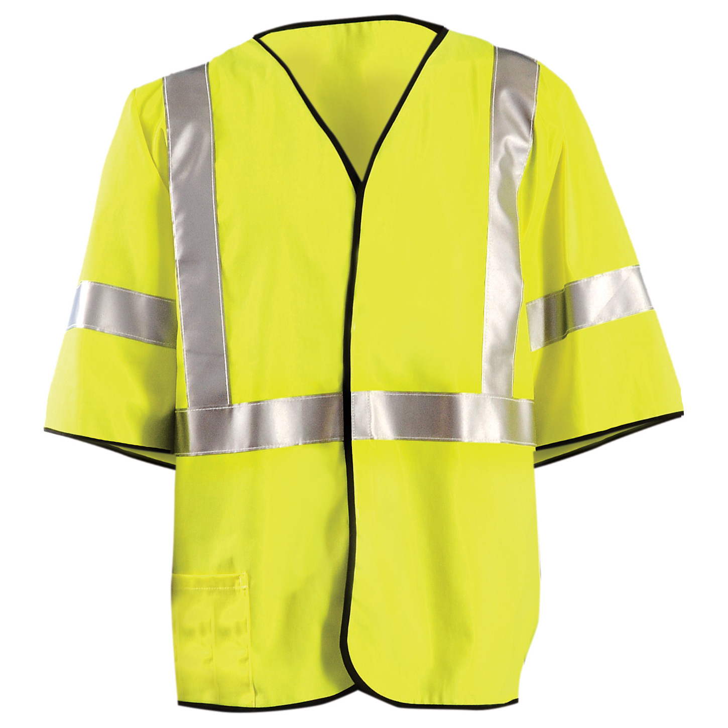 Classic Flame Resistant Single Stripe Class 3 Solid Vest - Hi-Viz Apparel